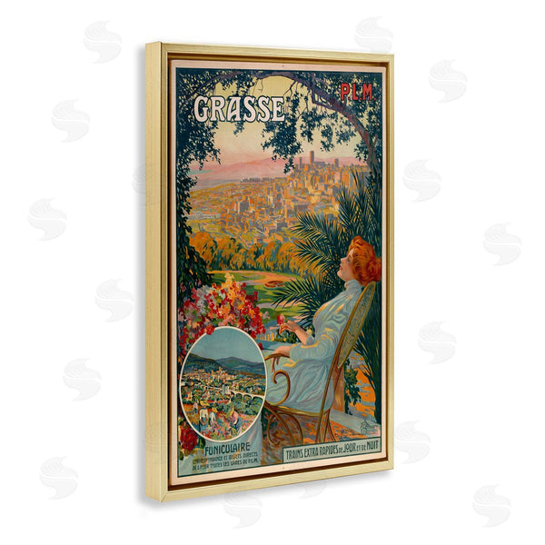 Stupell Industries Marcus Jules | Vintage Grasse Advertisement