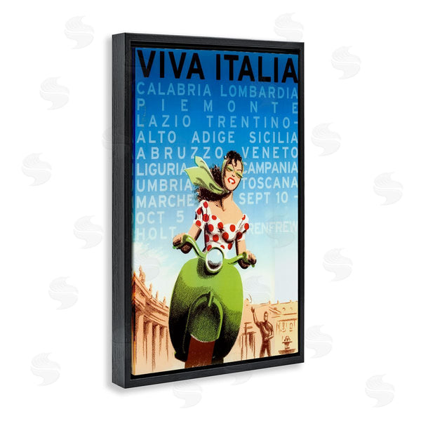 Stupell Industries Marcus Jules | Vintage Italy Travel Ad