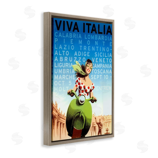 Stupell Industries Marcus Jules | Vintage Italy Travel Ad
