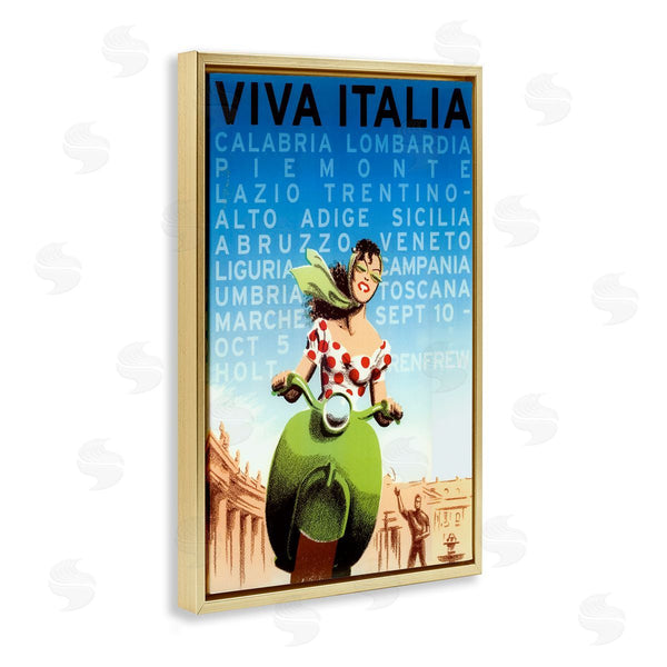 Stupell Industries Marcus Jules | Vintage Italy Travel Ad