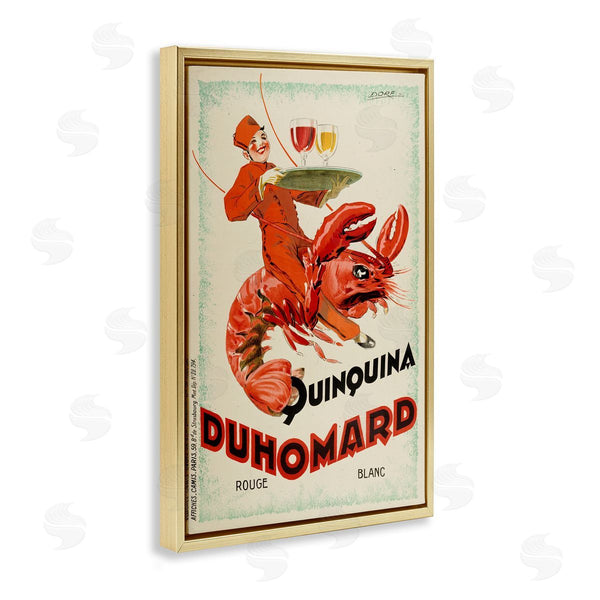 Stupell Industries Marcus Jules | Vintage Lobster Advertisement