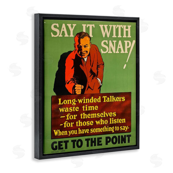 Stupell Industries Marcus Jules | Vintage Say It With Snap