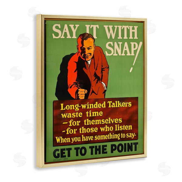 Stupell Industries Marcus Jules | Vintage Say It With Snap