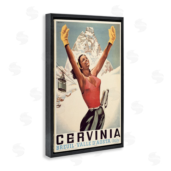Stupell Industries Marcus Jules | Vintage Ski Cervinia