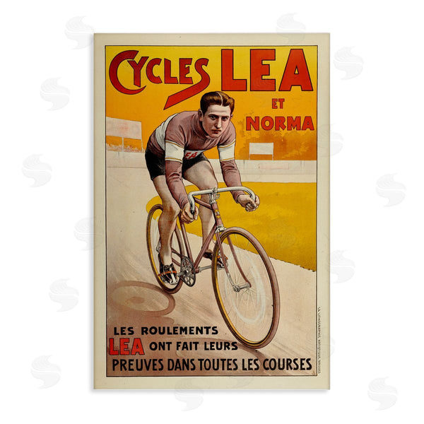 stupell industries Marcus Jules | Yellow Antique Cycling Poster Wall Art
