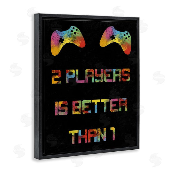 Stupell Industries Marcus Prime | 2 Players Better Than 1 Wall Art