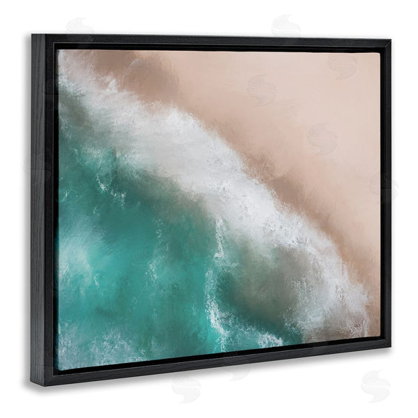 Stupell Industries Marcus Prime | Aerial Beach Foam View Wall Art