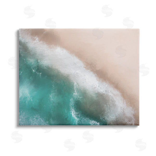 stupell industries Marcus Prime | Aerial Beach Foam View Wall Art