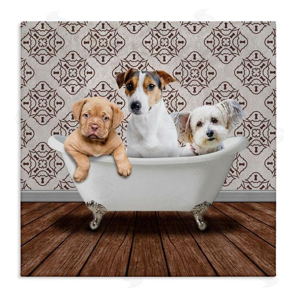 stupell industries Marcus Prime | Bath Buddies Dog Trio