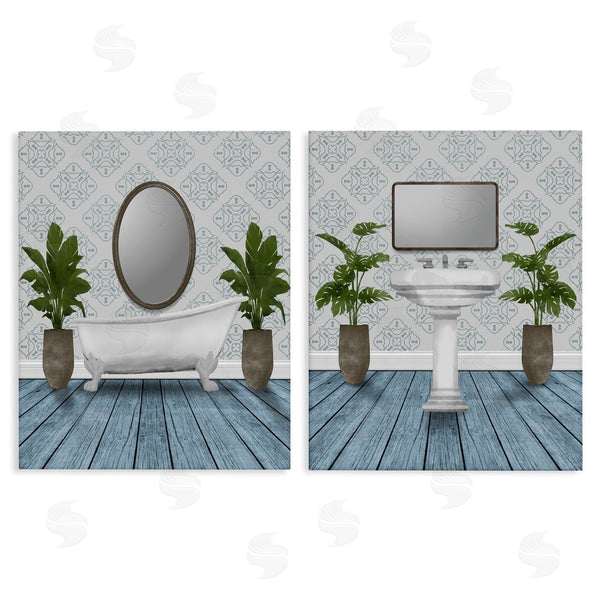 stupell industries Marcus Prime | Bathroom's Restful Wash Wall Art