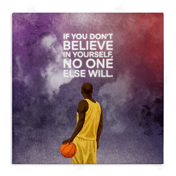 stupell industries Marcus Prime | Believe In Yourself Athlete Quote