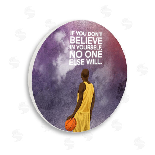stupell industries Marcus Prime | Believe In Yourself Basketball Wall Art