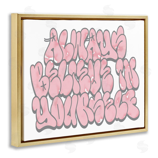 Stupell Industries Marcus Prime | Believe In Yourself Graffiti