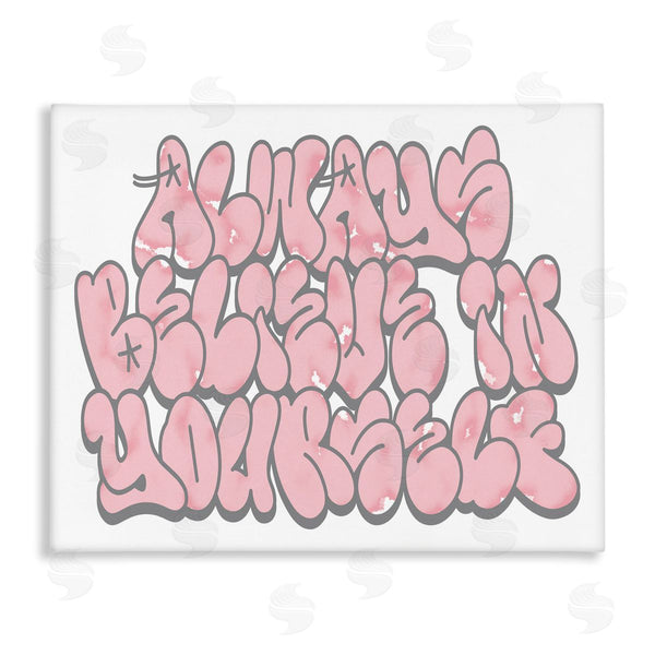 stupell industries Marcus Prime | Believe in Yourself Graffiti