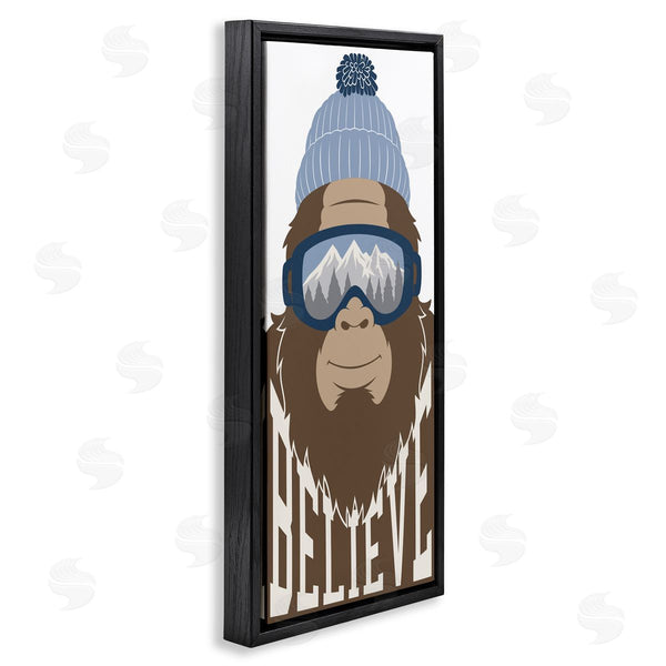 Stupell Industries Marcus Prime | Believe Winter Bigfoot Wall Art