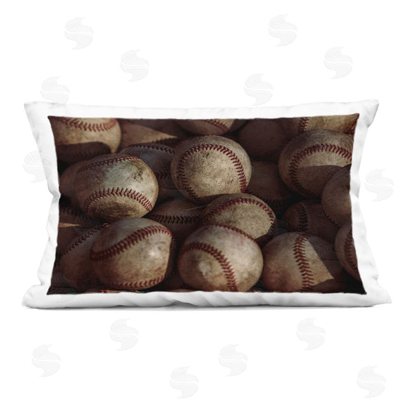 stupell industries Marcus Prime | Bin Of Baseballs Printed Throw Pillow