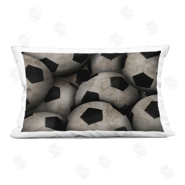 stupell industries Marcus Prime | Bin Of Soccer Balls Printed Throw Pillow