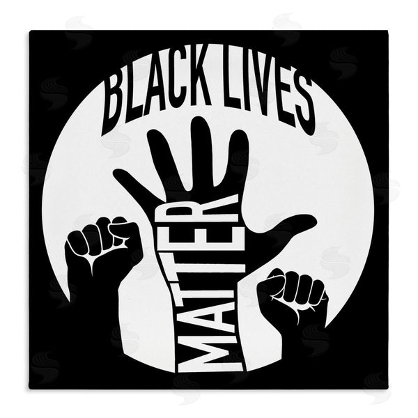 stupell industries Marcus Prime | Black Lives Matter United Raised Hands Wall Art