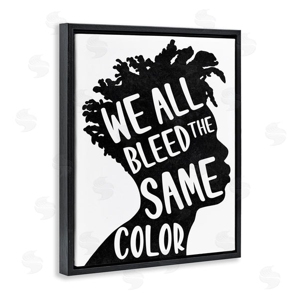 Stupell Industries Marcus Prime | Bleed Same Color Male Silhouette Portrait