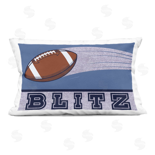 stupell industries Marcus Prime | Blitz Vintage Football Printed Throw Pillow