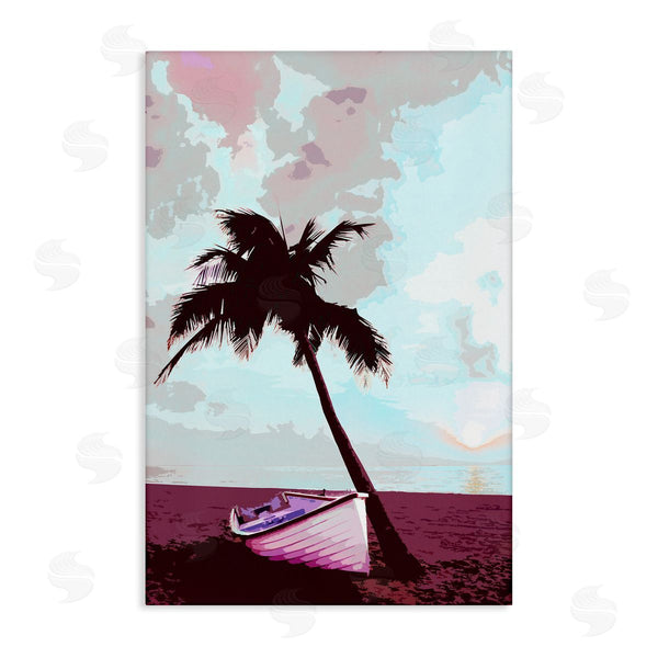 stupell industries Marcus Prime | Boat and Palm Tree Wall Art