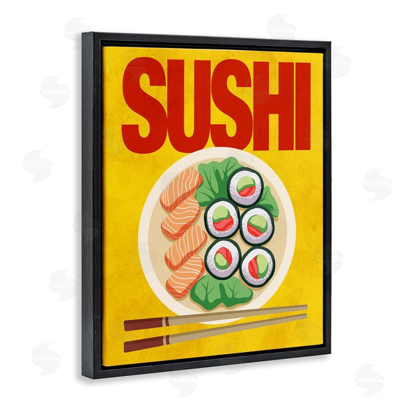 Stupell Industries Marcus Prime | Bright Sushi & Chopsticks