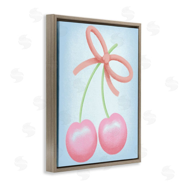 Stupell Industries Marcus Prime | Cherries And Round Bow Wall Art