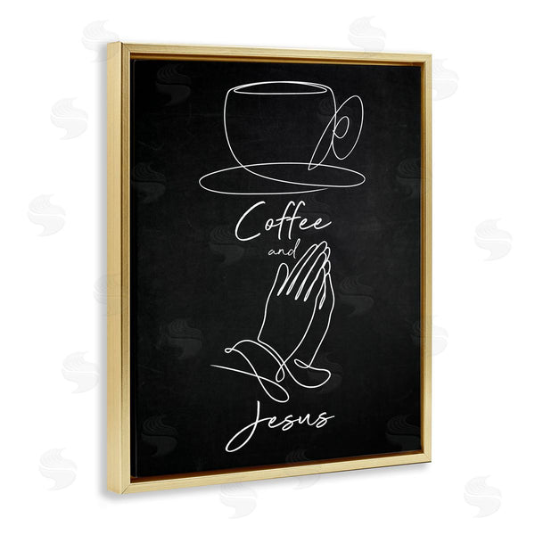 Stupell Industries Marcus Prime | Coffee & Jesus Prayer