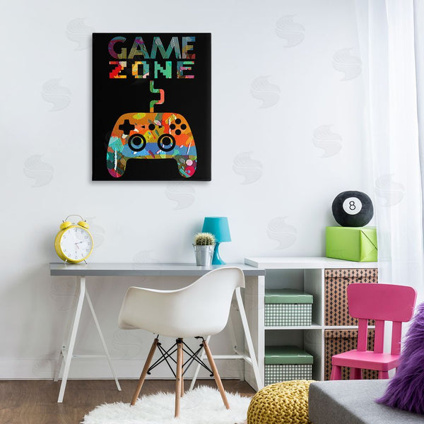Stupell Industries Marcus Prime | Collaged Retro Game Zone Wall Art
