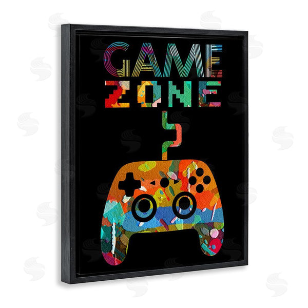Stupell Industries Marcus Prime | Collaged Retro Game Zone Wall Art