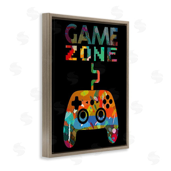 Stupell Industries Marcus Prime | Collaged Retro Game Zone Wall Art