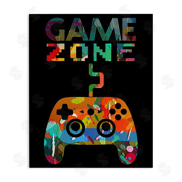 stupell industries Marcus Prime | Collaged Retro Game Zone Wall Art