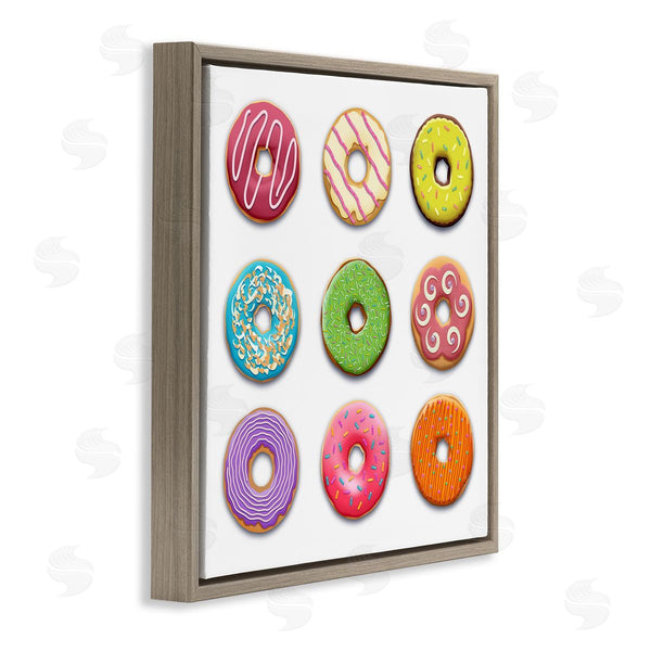 Stupell Industries Marcus Prime | Colorful Mixed Donuts