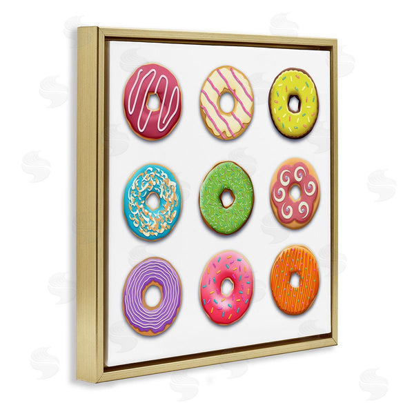 Stupell Industries Marcus Prime | Colorful Mixed Donuts
