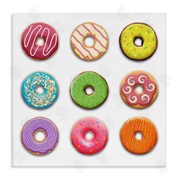 stupell industries Marcus Prime | Colorful Mixed Donuts