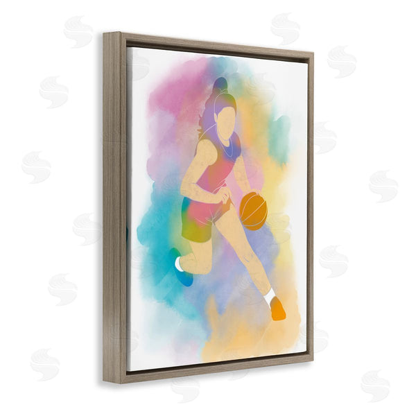Stupell Industries Marcus Prime | Colorful Sports Basketball