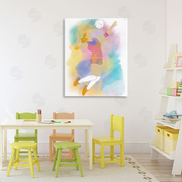 Stupell Industries Marcus Prime | Colorful Sports Volleyball