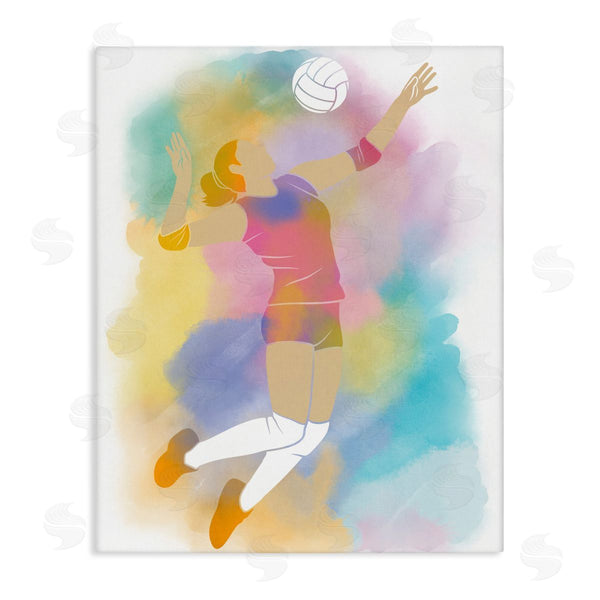 stupell industries Marcus Prime | Colorful Sports Volleyball