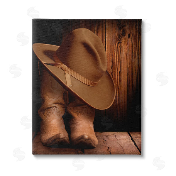 stupell industries Marcus Prime | Cowboy Boots & Hat Wall Art