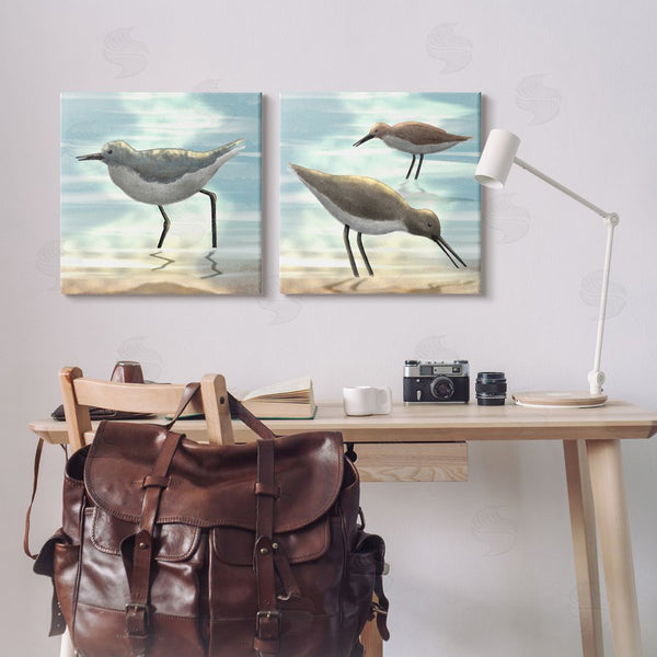 Stupell Industries Marcus Prime | Dawning Friends Sandpiper Coast Wall Art