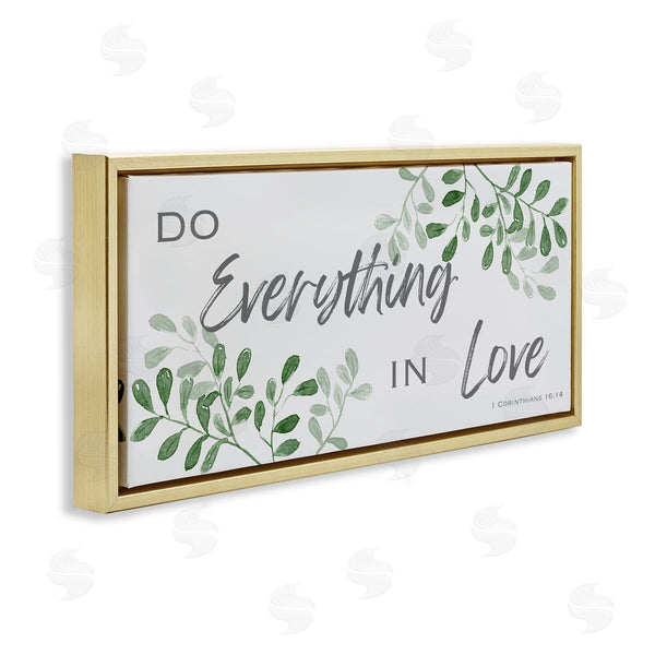 Stupell Industries Marcus Prime | Do Everything In Love Botanicals