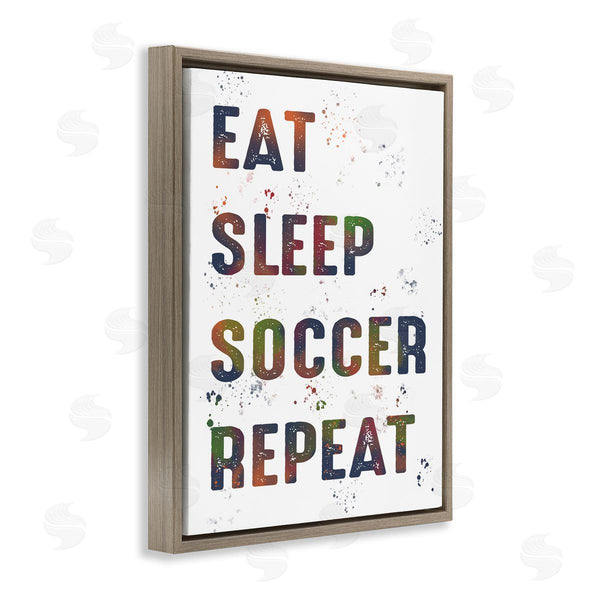 Stupell Industries Marcus Prime | Eat Sleep Soccer Repeat