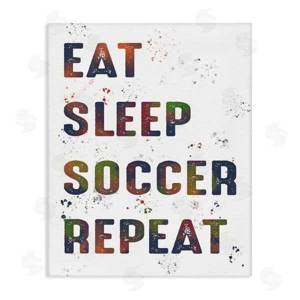 stupell industries Marcus Prime | Eat Sleep Soccer Repeat