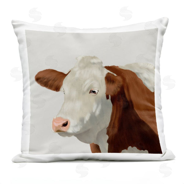 Stupell Industries Marcus Prime | Farm Friend Cow Portrait Throw Pillow