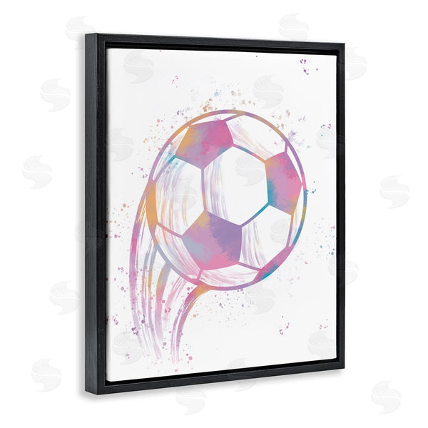 Stupell Industries Marcus Prime | Fast Pastel Soccer Ball