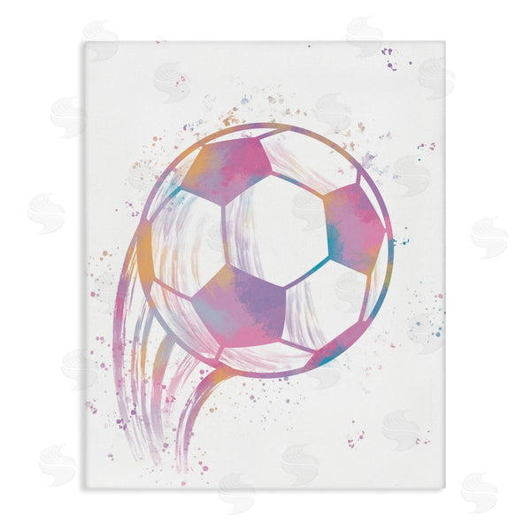 stupell industries Marcus Prime | Fast Pastel Soccer Ball