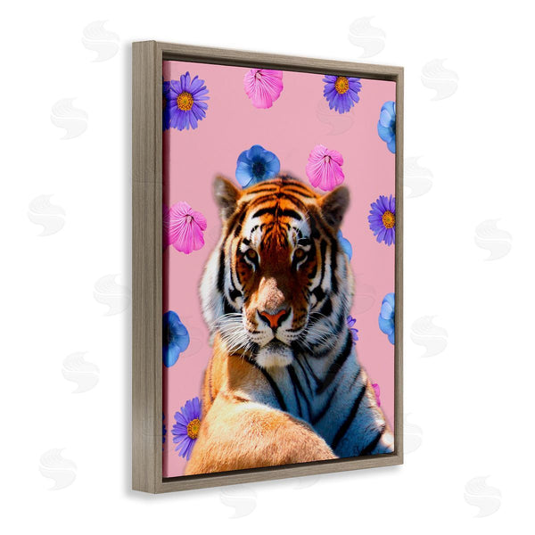 Stupell Industries Marcus Prime | Floral Safari Tiger Wall Art