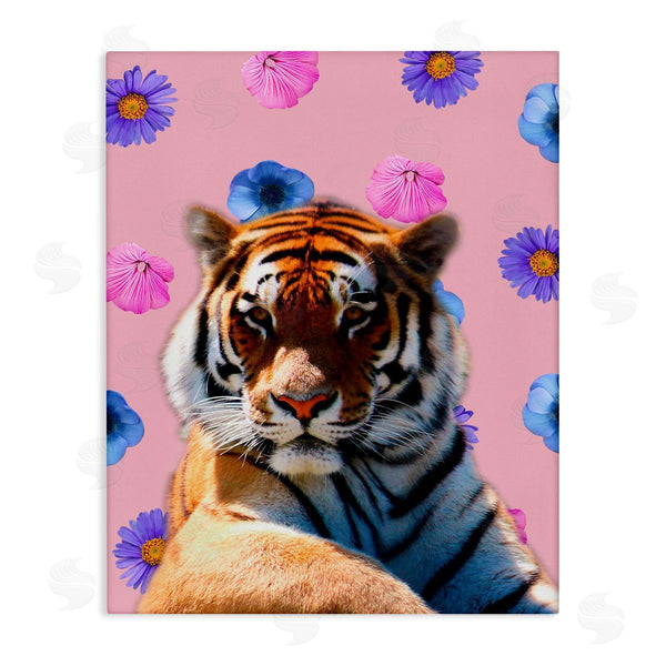 stupell industries Marcus Prime | Floral Safari Tiger Wall Art