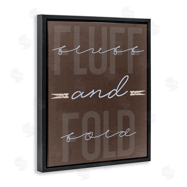 Stupell Industries Marcus Prime | Fluff And Fold Brown Minimal Wall Art