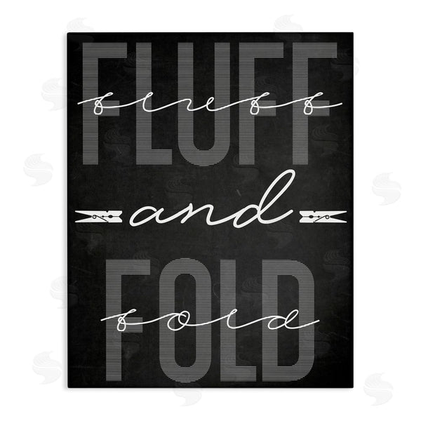 stupell industries Marcus Prime | Fluff & Fold Black Minimal Wall Art